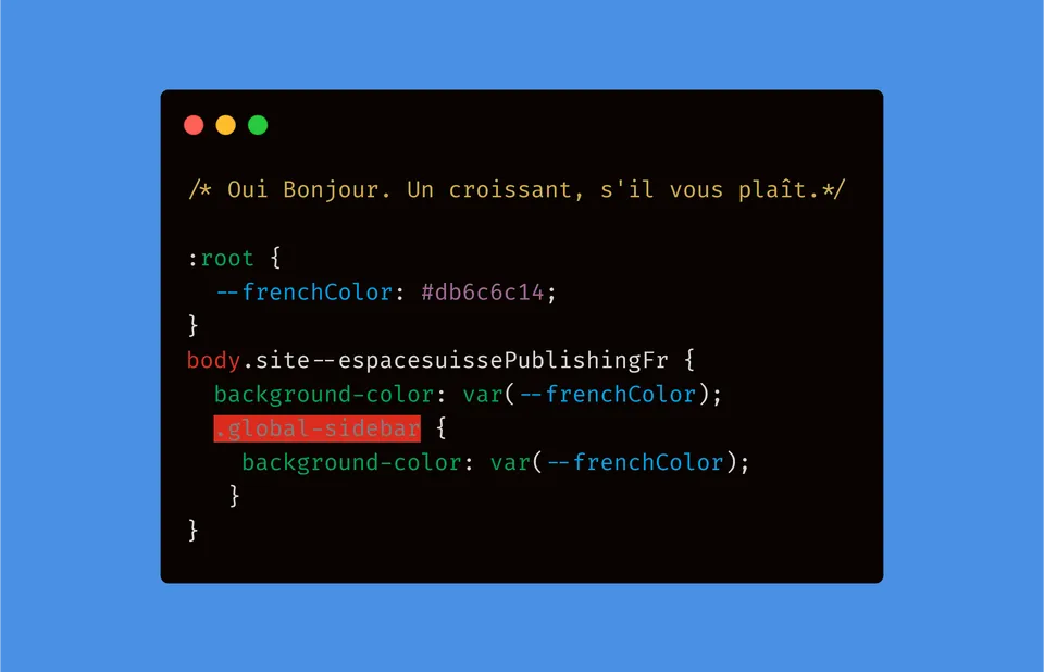 Css custom french