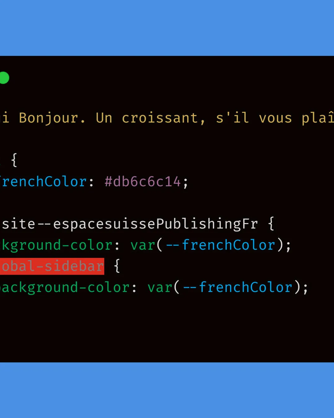 Css custom french seo