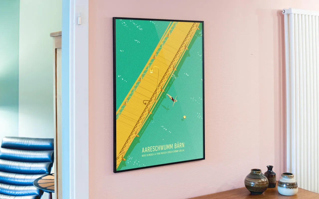Plakat, Aareschwimmen