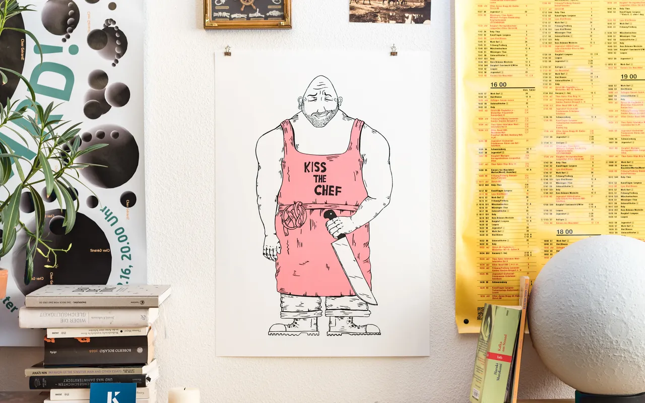 Plakat, Kiss the Chef