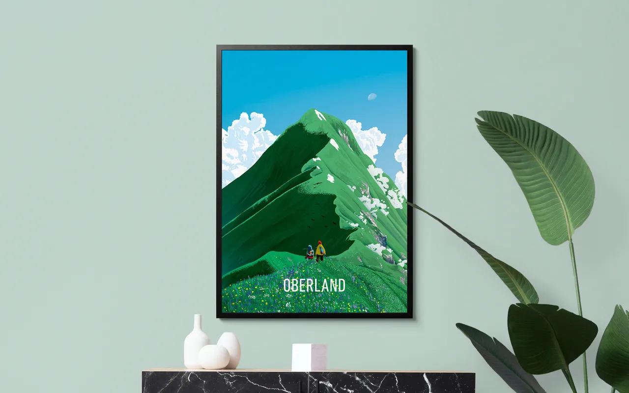 Plakat, Oberland A1