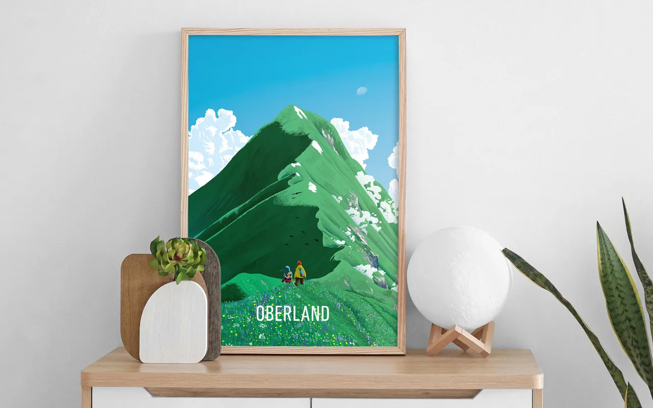 Plakat, Oberland A2