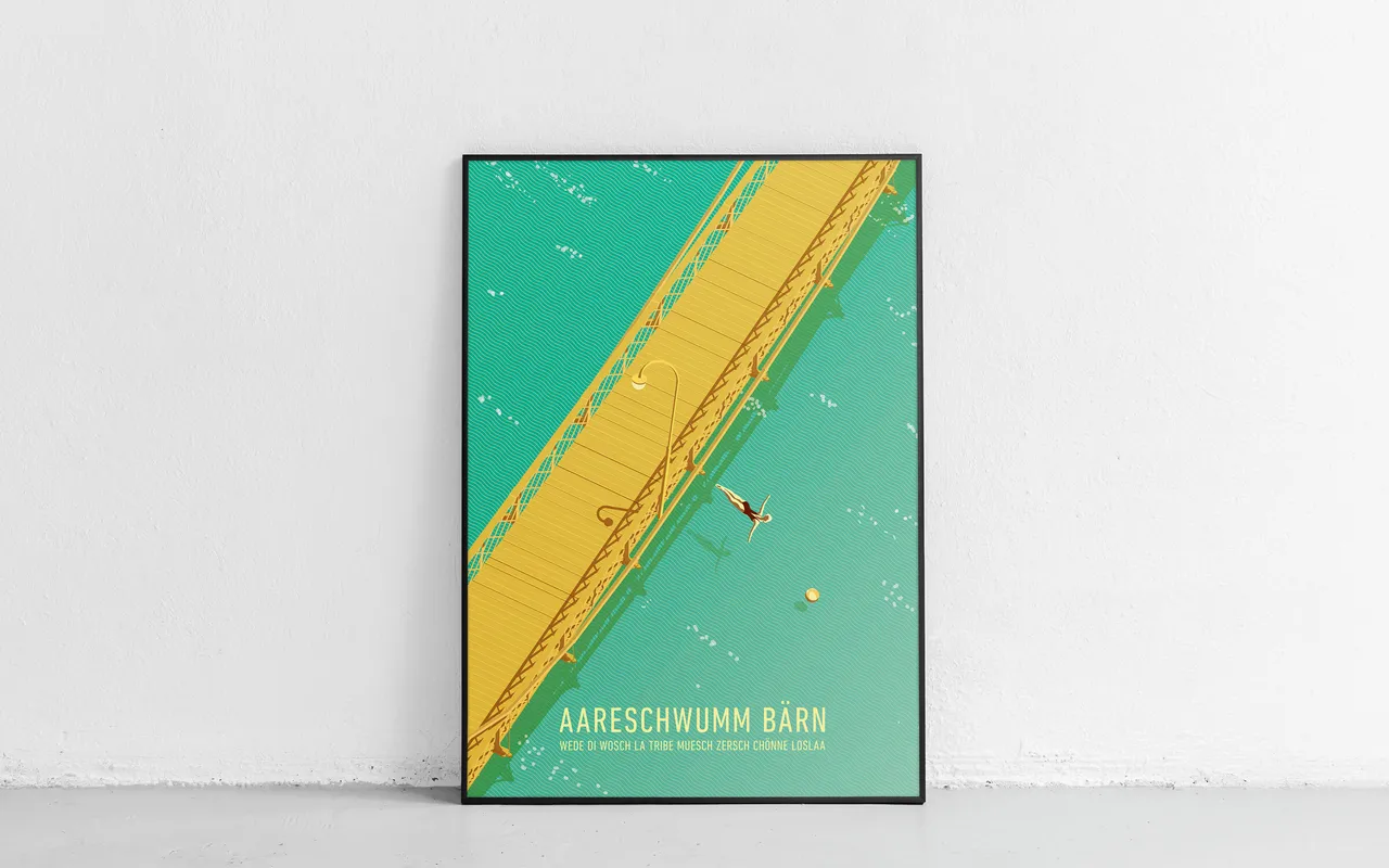 Plakat, Aareschwimmen