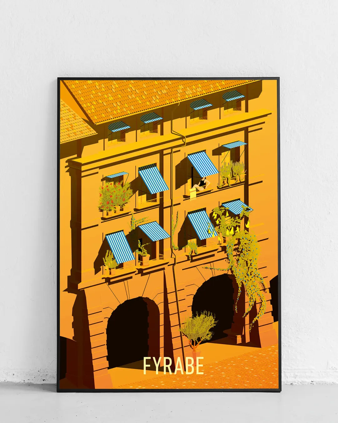 Plakat, Fyrabe