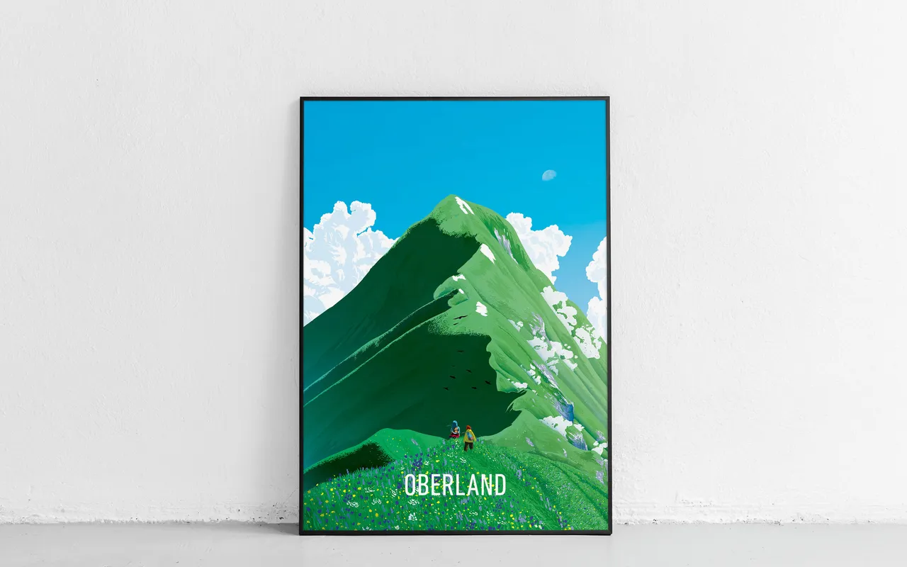 Plakat, F4 oberland mockup classic rev4