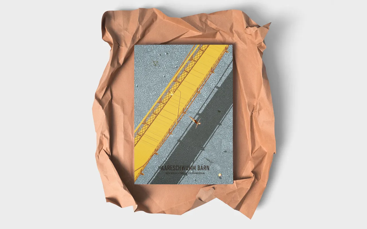 Postkarte, Aareschwumm im Klimawandel