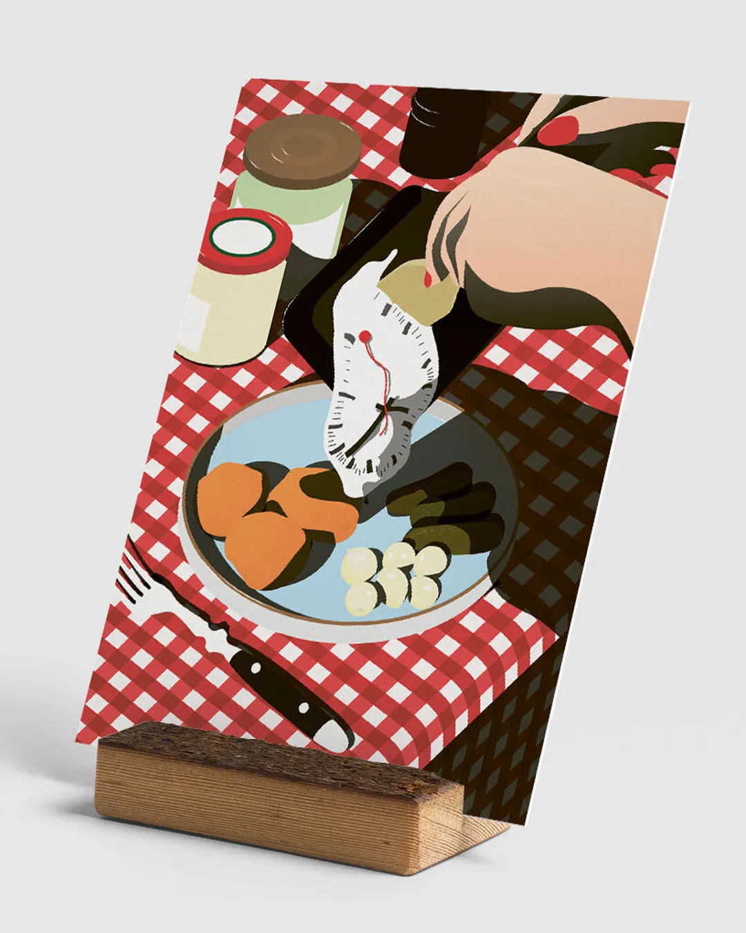 Postkarte, Helvetia hat Hunger A6