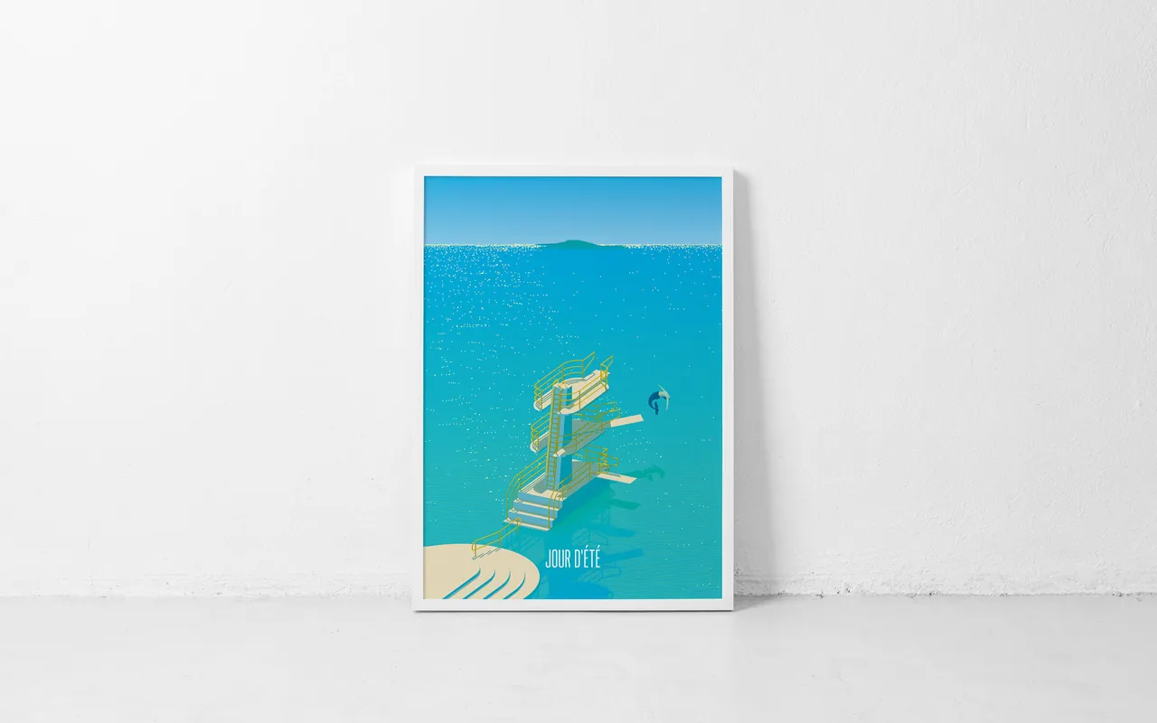 Poster, A2 Biel City of Watchmaking