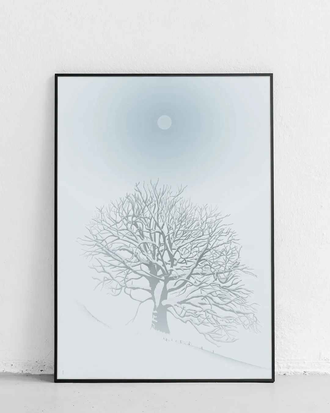 Plakat, Nebelbaum im Kiental, F4