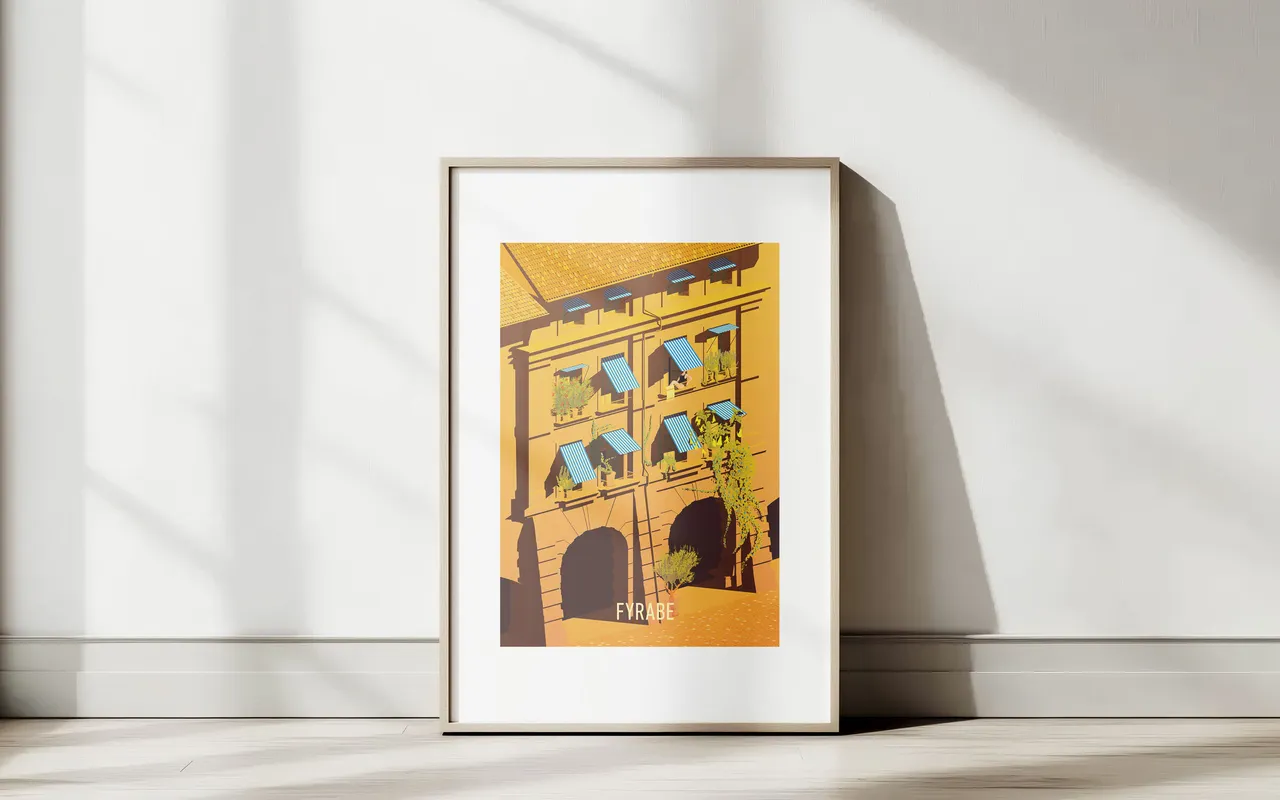Plakat, Fyrabe