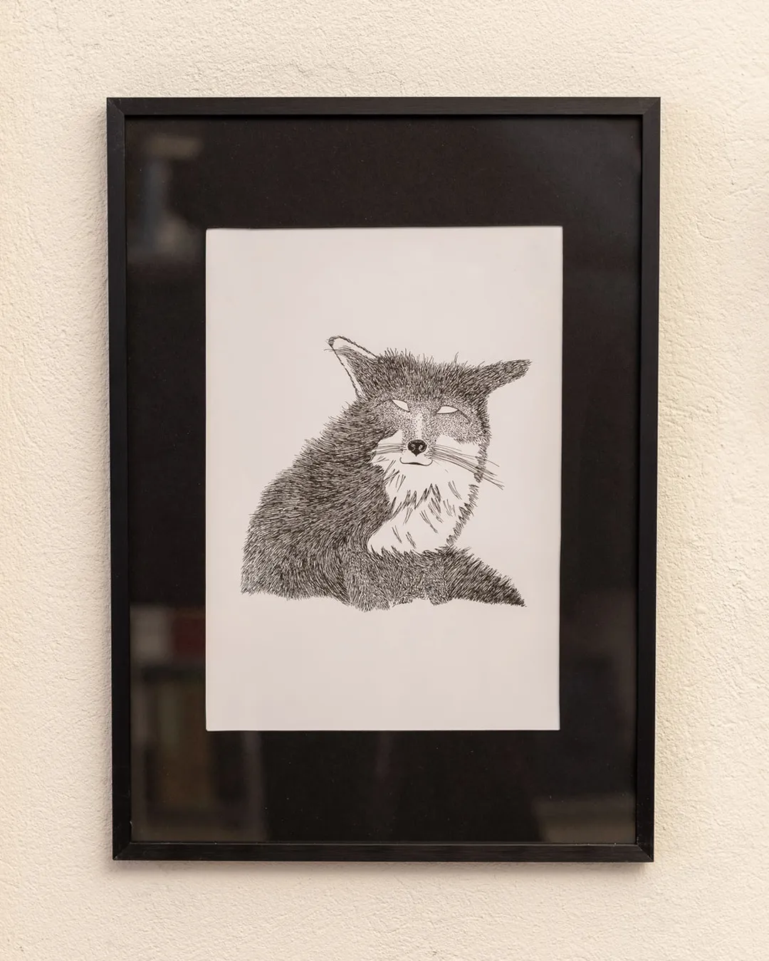 Illustration, Der Schneefuchs (Original)