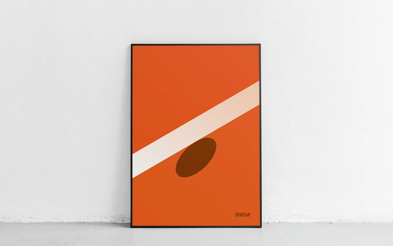 Plakat, Shop F4 tennis mockup